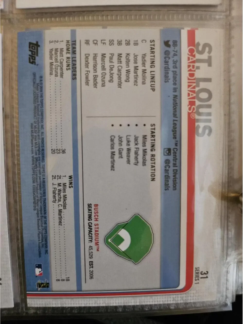 Topps 2019 base